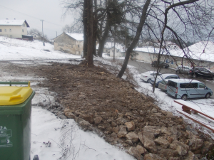 UREDITEV PARKIRIŠČA NAD BALINIŠČEM V CERKNICI, 2012